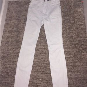 BRAND NEW Hollister white jeans
